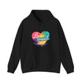 Love Beyond Limits Heart Hoodie — Rainbow Inspirational Pullover